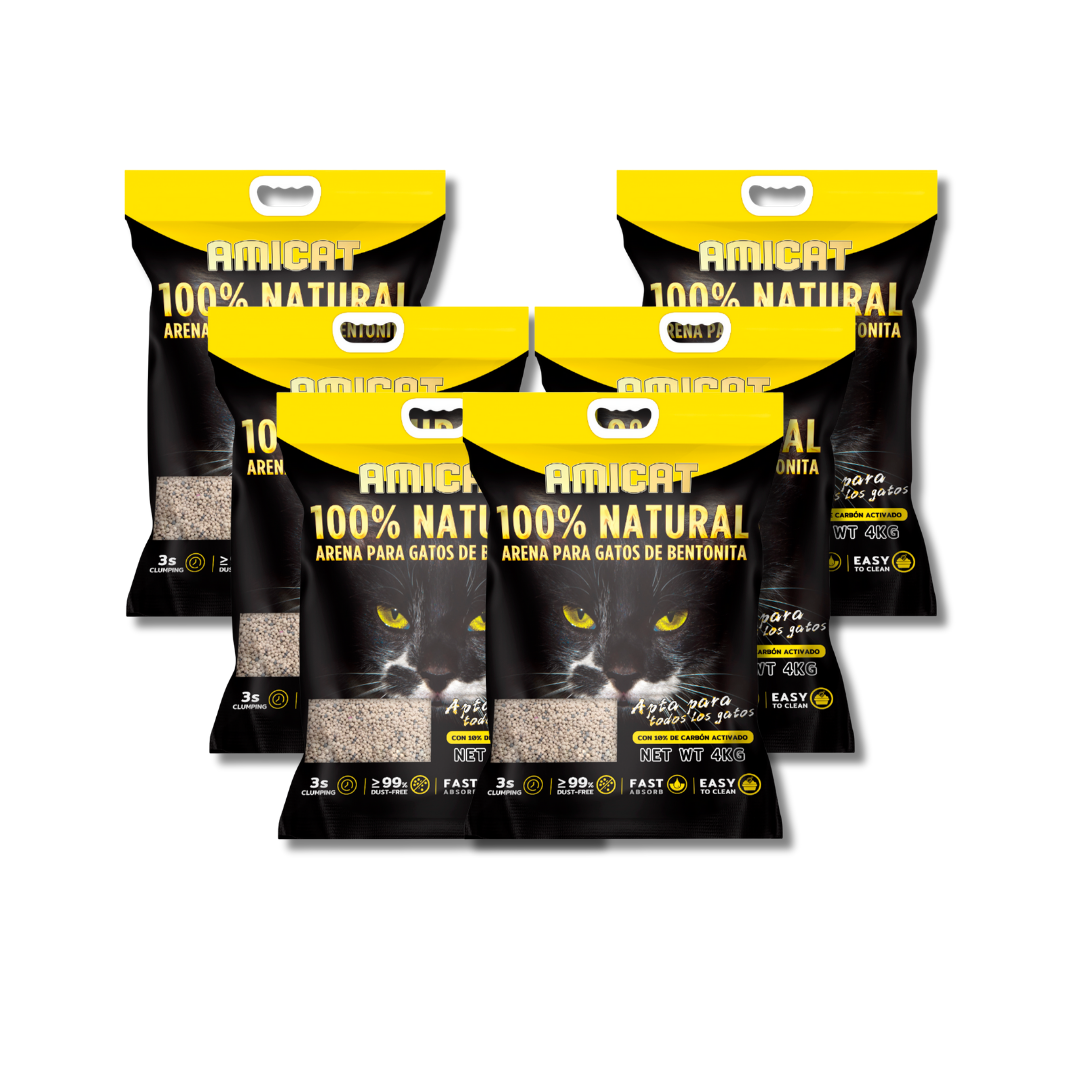 Arena Amicat Carbon Activado 6x4kg
