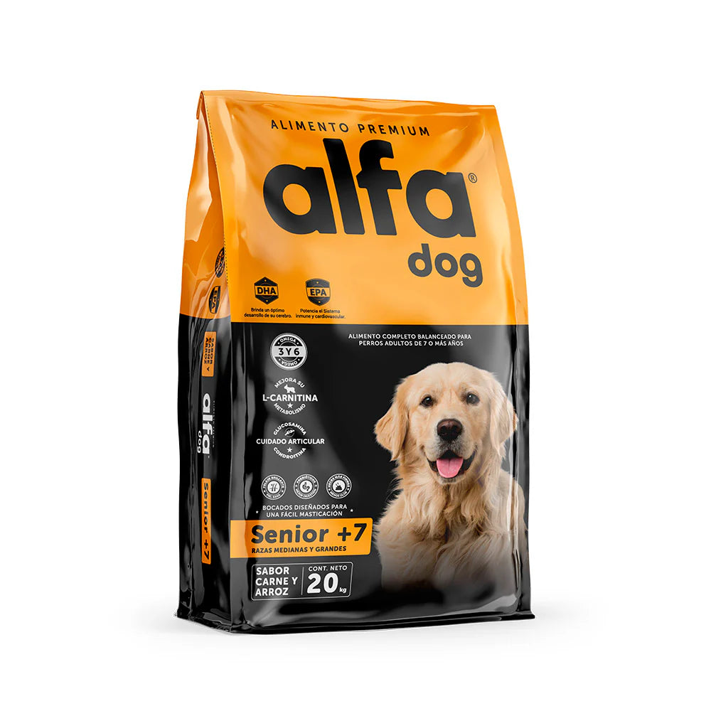 Alfa Dog Premium Senior Raza Grande 3kg