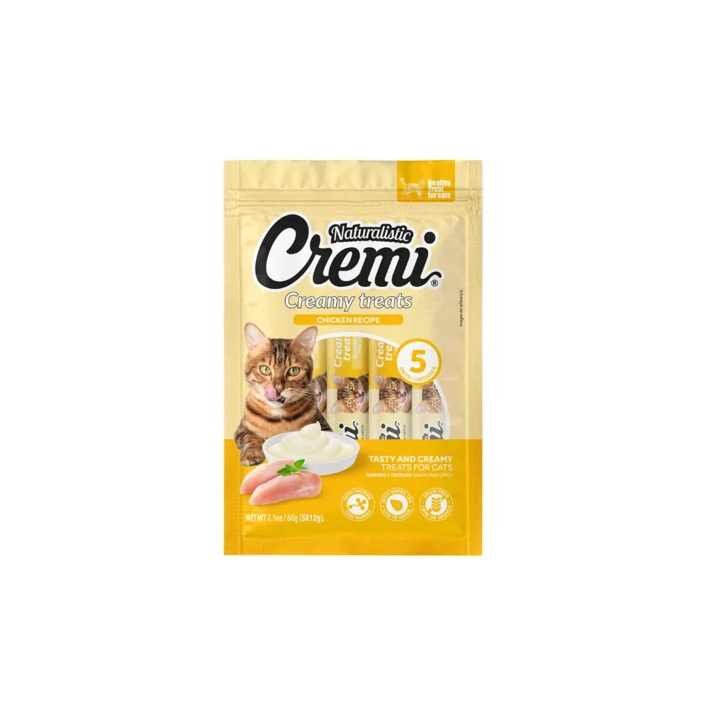 Naturalistic Cremi Chicken Recipe 60 g snack cremoso para gatos