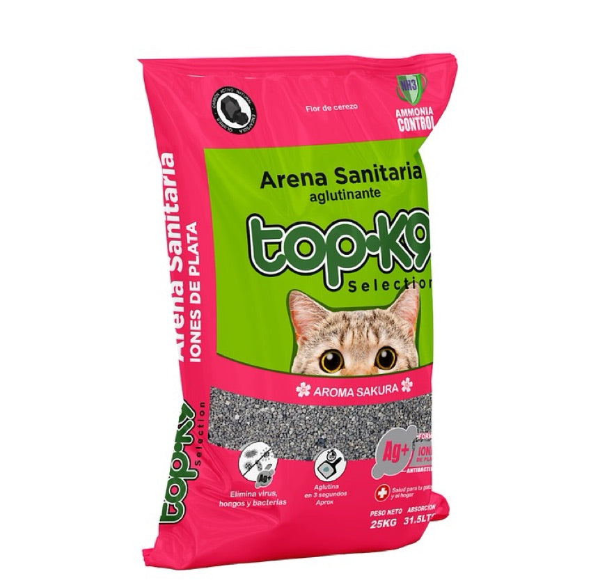 Arena Aglutinante TOP K9 Aroma Sakura 10 Kg