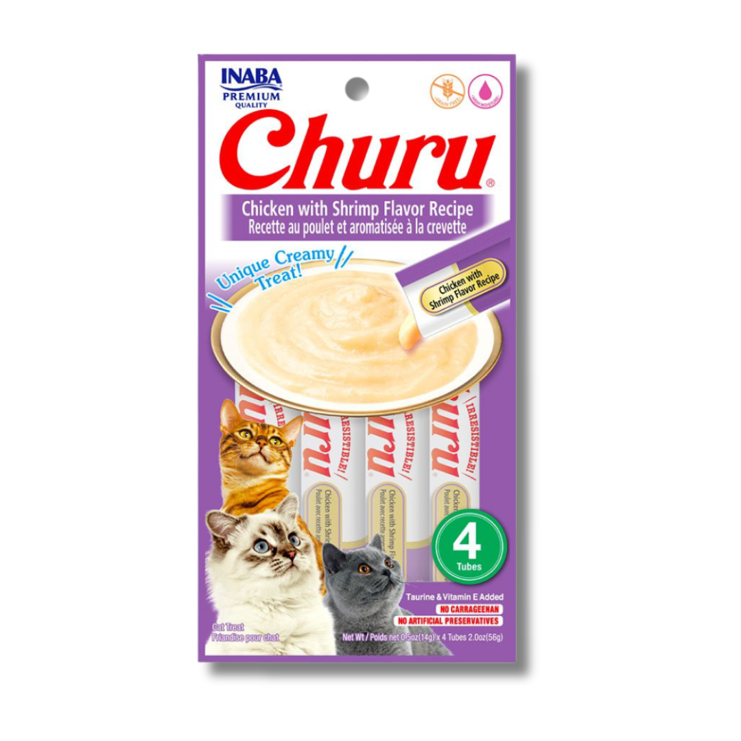 Churu Pollo con Camarones 56gr