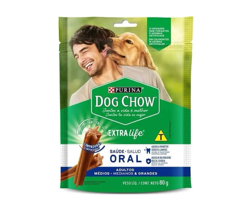Dog Chow Salud Dental Mediano Grande 80g