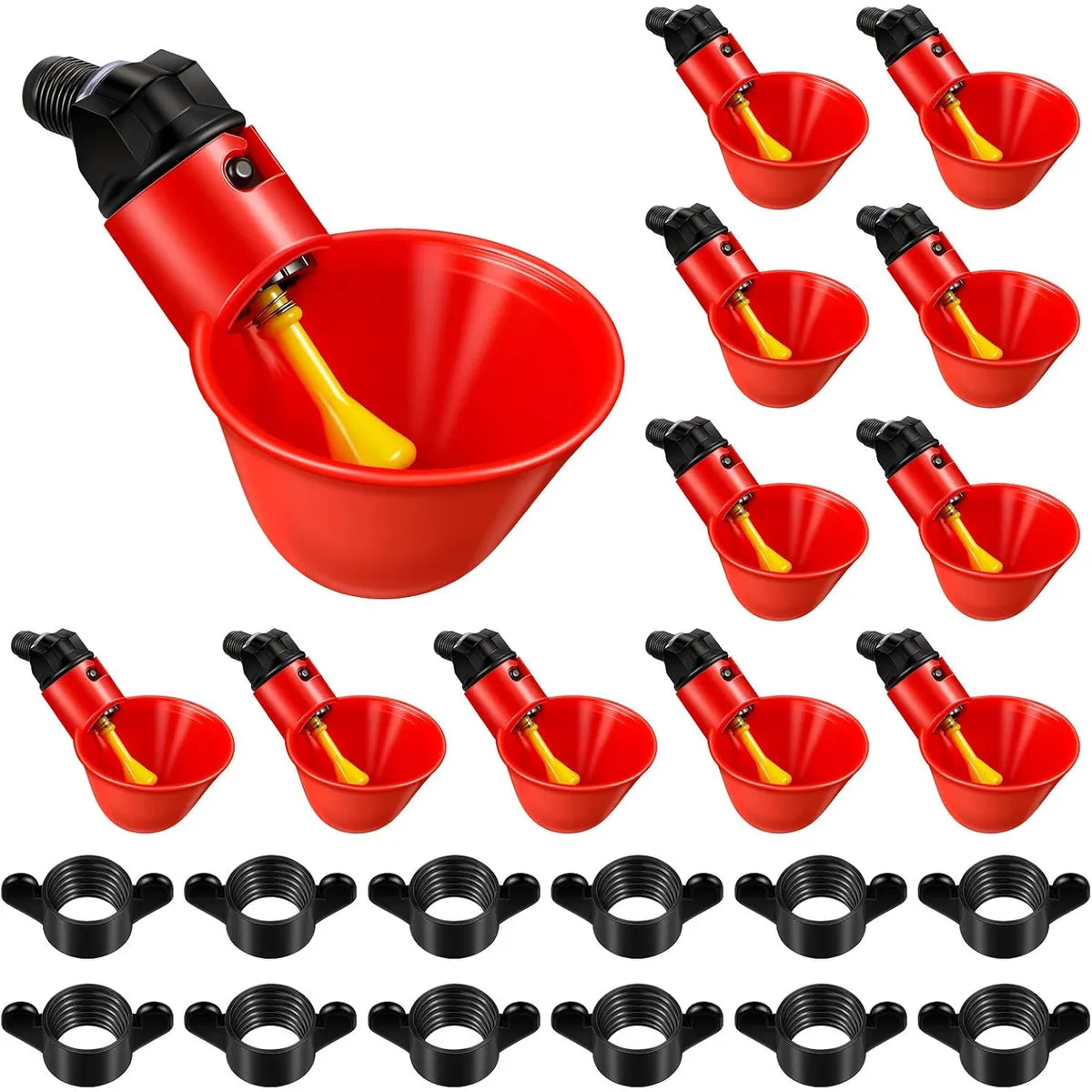 Set Bebedero Lineal 10 unidades