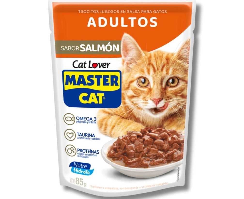 Master Cat Trocitos Salmon 100gr