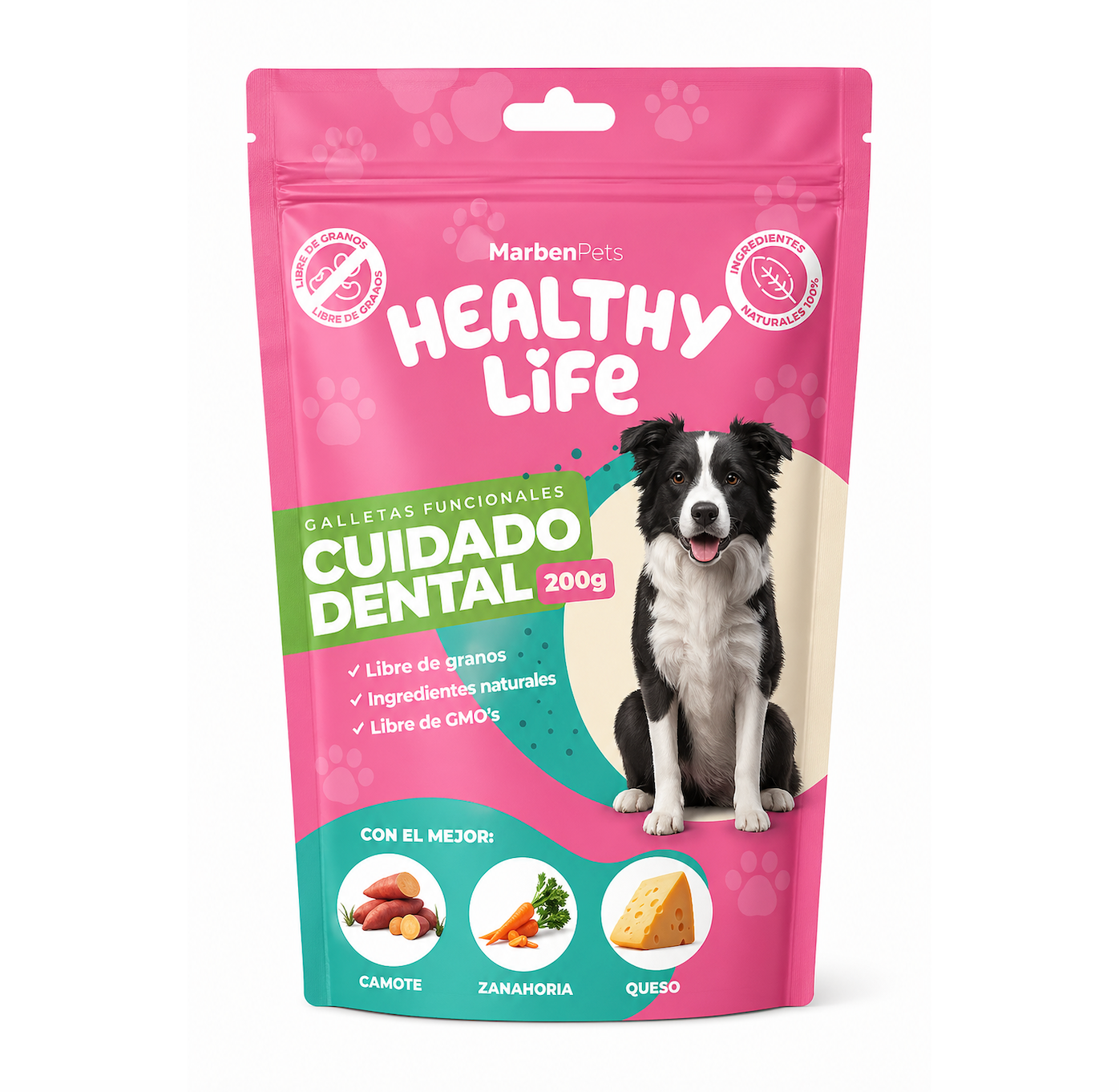 Healthy Life Galletas Cuidado Dental 200Gr