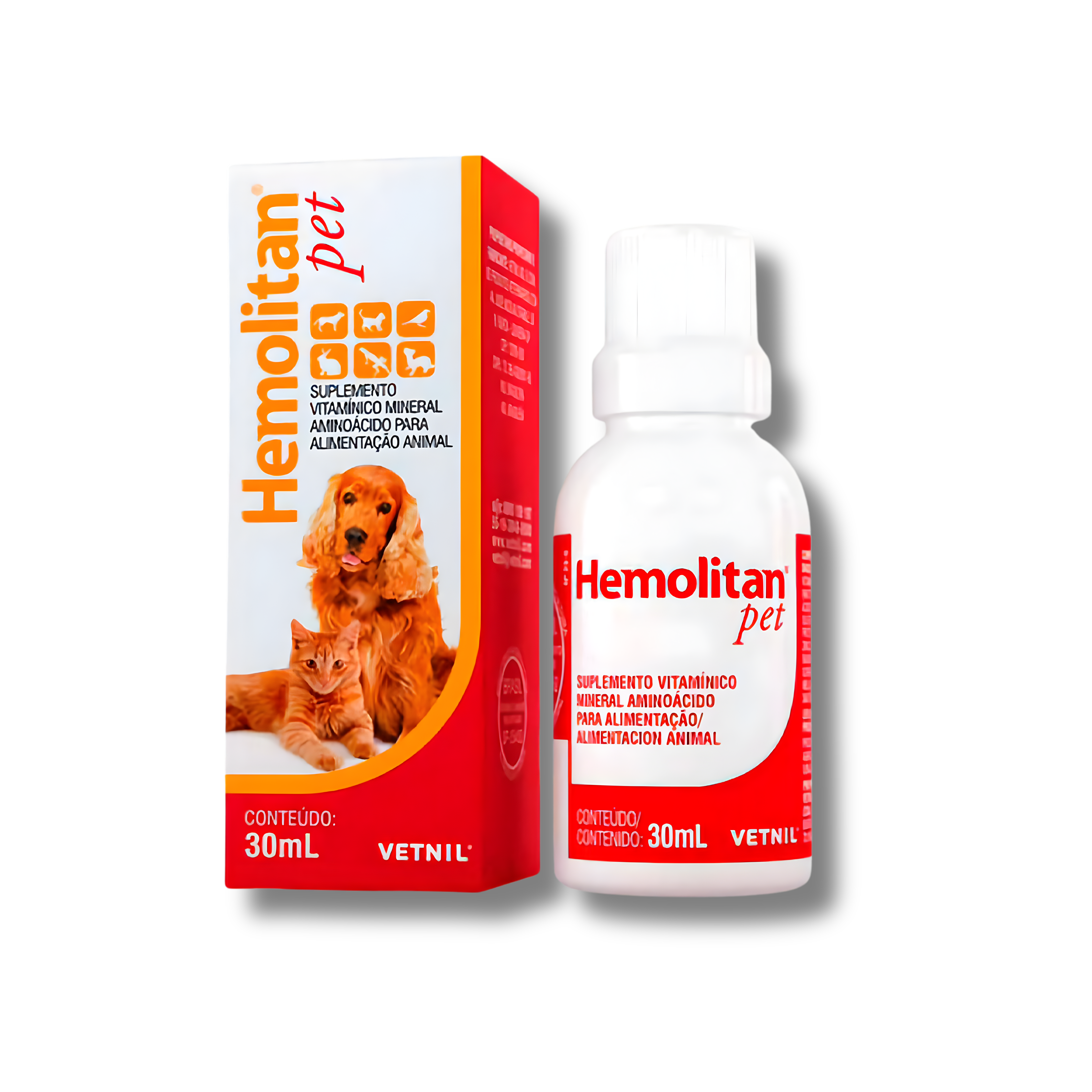 Hemolitan 30 ml – Suplemento Multivitamínico Mascotas