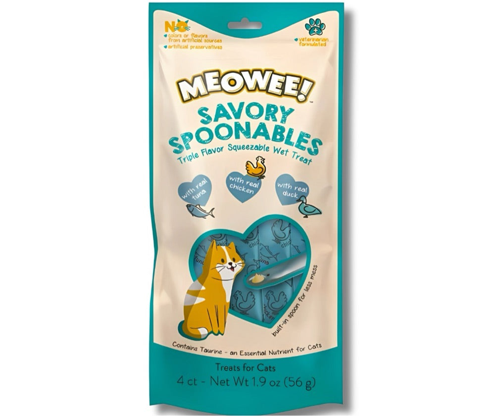Meowee Spoon Tuna, Pollo y Pato 4Tb 56 Gr