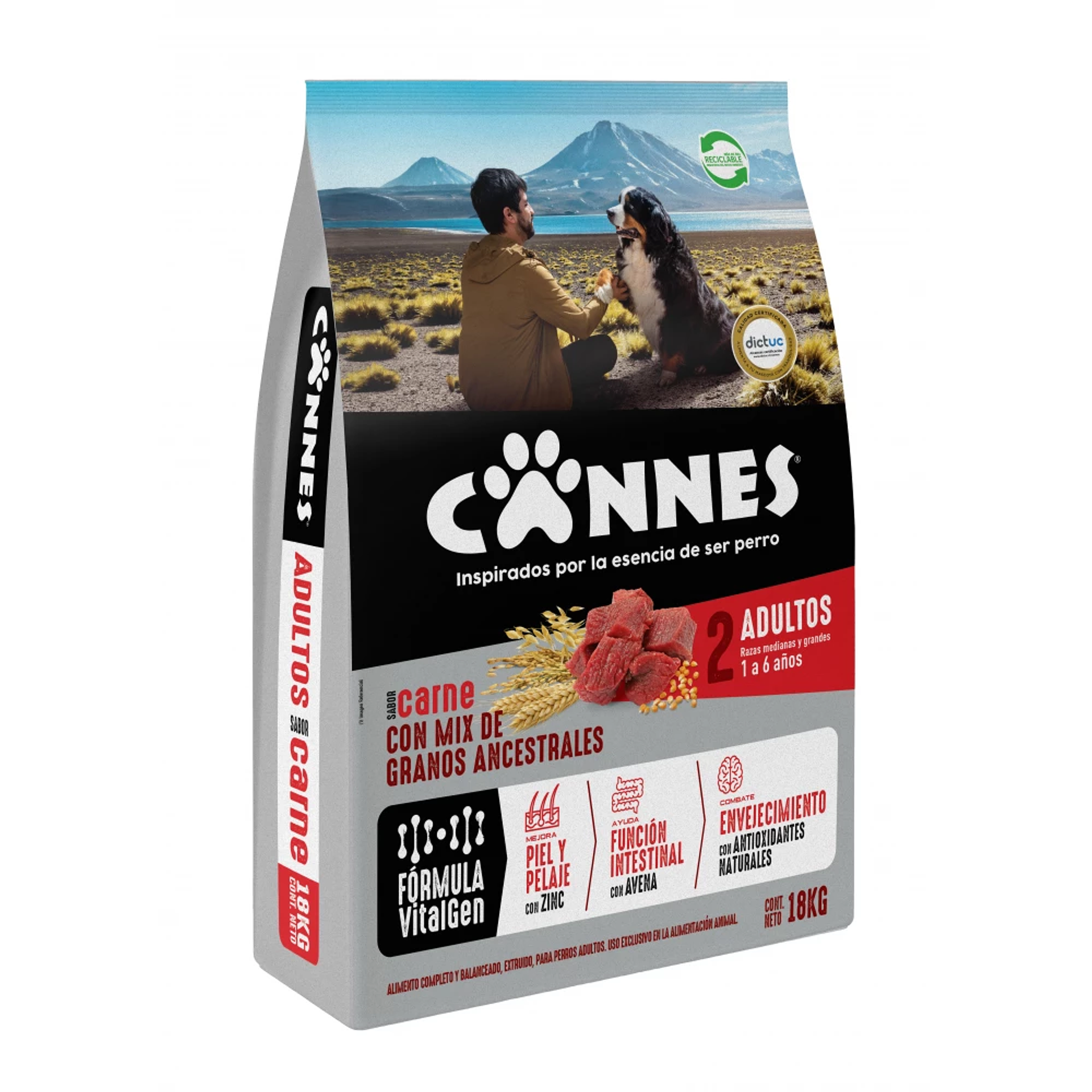 Cannes adulto 18kg