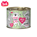 Pack 3x6 Love is Where a Cat is Pavo 190 gr