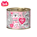 Pack 3x6 Love is Where a Cat is Carne 190 gr