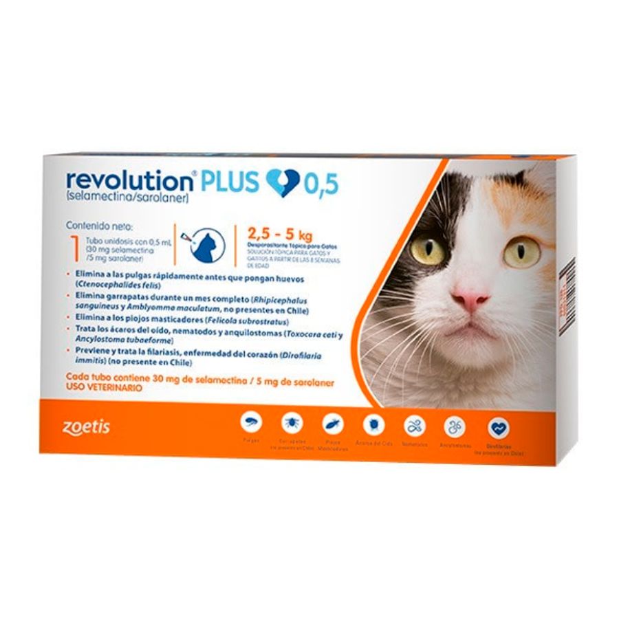 Revolution Plus 0,5 ml 2,6 a 5 kg