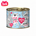 Pack 3x6 Love is Where a Cat is Salmon 190 gr