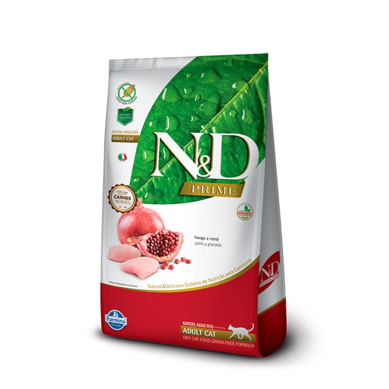 N&D Prime Gato Adulto Pollo & Granada 1.5 Kg