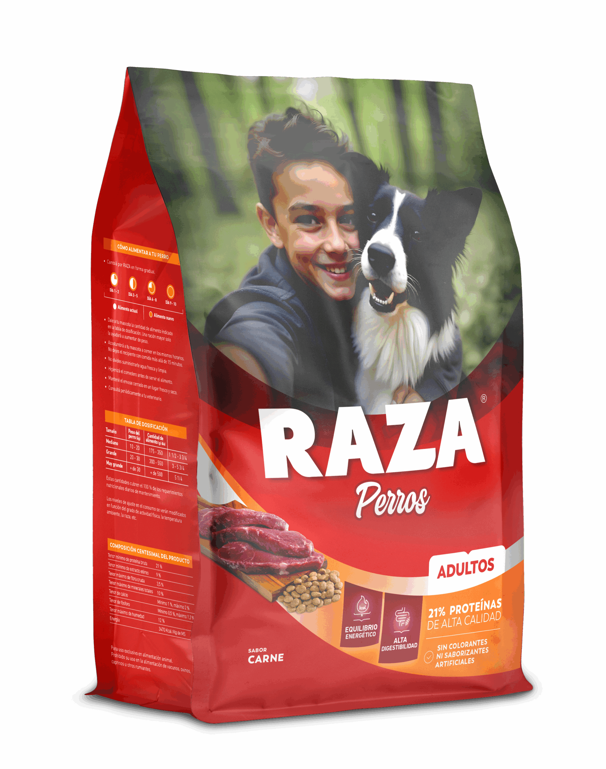 Raza Perro Adulto 20kg
