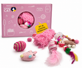 Set Juguetes Gato 15pzas Rosado